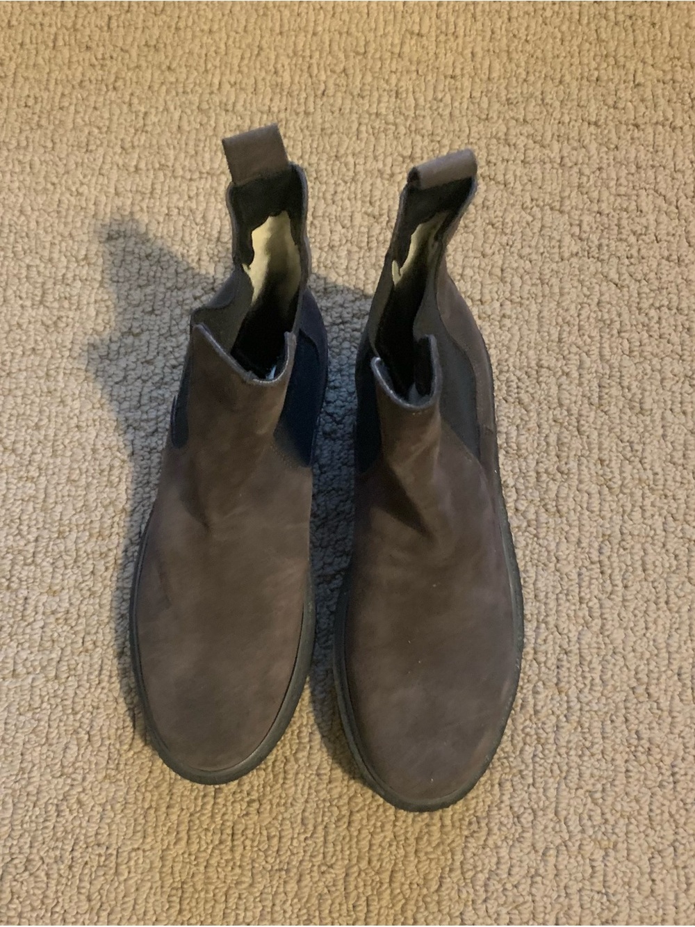 Womens Chelsea Boots - Brown Suede NWOT